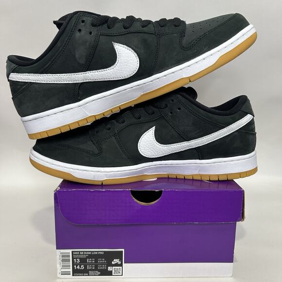 Nike SB Dunk Low Pro “Black Gum” - Picture 3 of 7